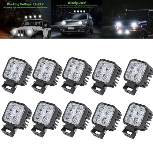 10x 12w led - 10x,