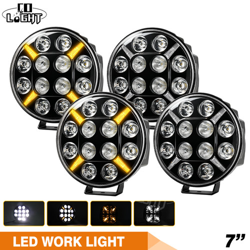Gepruft rund led - 7'',