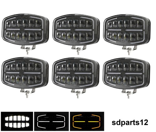 Led arbeitsscheinwerfer 12v - 6x,