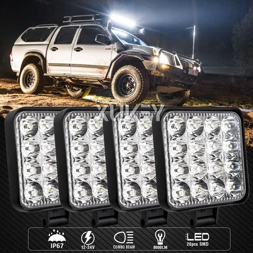 48w led arbeitsscheinwerfer - 4x,