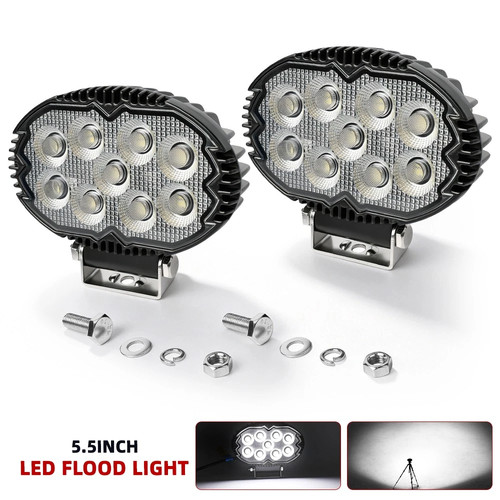 60w oval led - 2x,