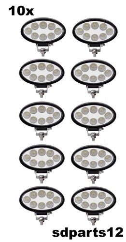 Set 10x led arbeitsleuchte 24w - 10x,